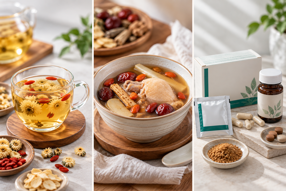 TCM Herbal Tea, Herbal Soup & Proprietary Chinese Medicine: What’s the Difference?